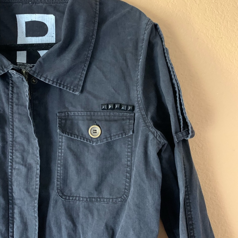 Roxy Dark Gray Utility Jacket - Large - image 3